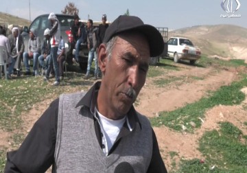 سكان الخان الأحمر ينظمون إعتصاما إحتجاجا على قرار الإحتلال بهدم منازل ومنشآت - إسراء الصفدي