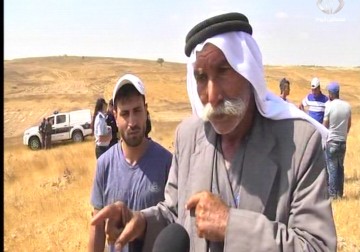 أهالي العراقيب في النقب المحتل يفترشون الأرض للتصدي لمصادرة الاحتلال لأراضيهم - احمد جرادات - 20 - 7 - 2016