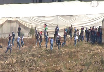 أصابة 20 شاب بالرصاص في مواجهات غرب طولكرم -12-10-2015 - تقرير جهاد بركات