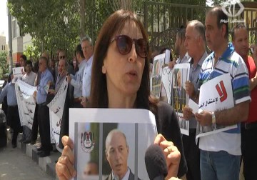 نقابة الصحفيين في رام الله تنظم وقفة للمطالبة بالإفراج عن عضو الأمانة العامة لنقابة الصحفيين عمر نزال - 24 - 4 - 2016