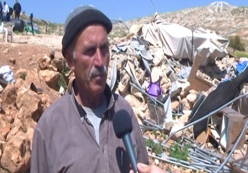 جرافات الاحتلال تهدم بركسات وخيما في خربة طانا شرق نابلس - فاتن الصالح - 23 - 3 - 2016 ‏