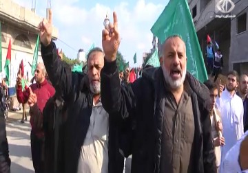 حركة حماس نظمت مسيرات انطلقت بعد صلاة ‏الجمعة من مختلف مناطق القطاع - 11 - 12 - ‏‏2015 - رمزي البيروتي