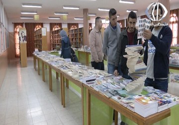 معرض الكتاب السنوي في مكتبة بلدية قلقيلية في الضفة الغربية لتشجيع القراءة – اسراء الصفدي