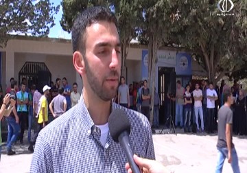 مجلس طلبة جامعة بيرزيت ينظم اعتصام 