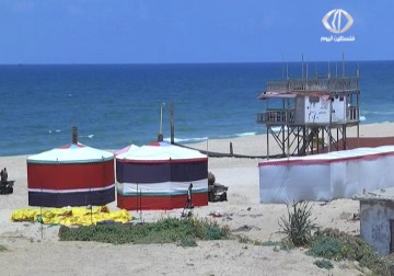 الدفاع المدني في غزة يقلص عدد أبراج المراقبة البحرية لقلة عدد المنقذين  - 17 - 5 - 2015 - رمزي البيروتي