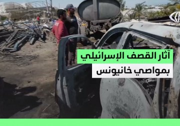 دمار واسع خلّفه الاحتلال في مواصي #خانيونس بعد تهجير عشرات العائلات وقصف خيامها