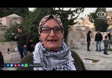 القدس المحتلة_ آلاف المقدسيين يؤدون صلاة الفجر في المسجد الأقصى المبارك ضمن حملة الفجر العظيم