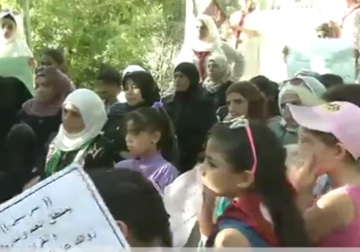 تقرير| وقفة تضامنية لنساء المخيمات الفلسطينية في سوريا مع المرابطات في غزة‎ ‎‏