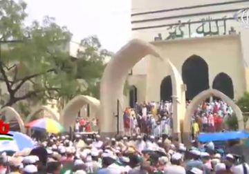 تقرير| مسيرة من أمام المسجد الحسيني بالعاصمة الأردنية احتجاجاً على جرائم الاحتلال- فاطمة إبراهيم ‏.mp4