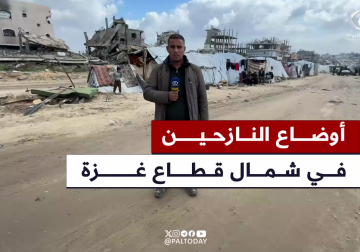 #تقرير | في ظل مماطلة الاحتلال بإدخال المساعدات الإغاثية العاجلة.. مراسل فلسطين اليوم خميس أبو حصيرة يرصد معاناة النازحين في منطقة الصفطاوي شمالي قطاع غزة