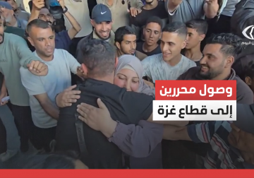 وصول أسرى محررين إلى قطاع غزة 