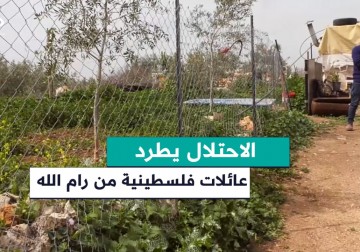 جنود الاحتـ.ـلال يطردون عائلات فلسطينية ويهددون أخرى من بلدة "رنتيس" قرب رام الله