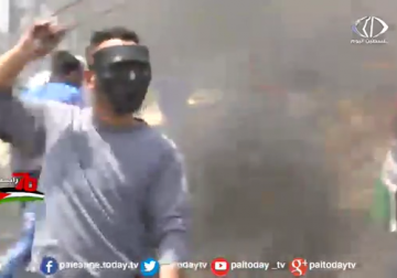 تقرير| مواجهات عنيفة مع الاحتلال نصراً لشهداء غزة ورفضاً لنقل السفارة الأمريكية