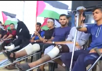 تقرير| الآلاف يشاركون في جمعة الوفاء للجرحى  