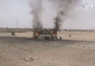 تقرير| طائرات التحالف تقصف حافلة كانت تقل نازحين في الحديدة باليمن