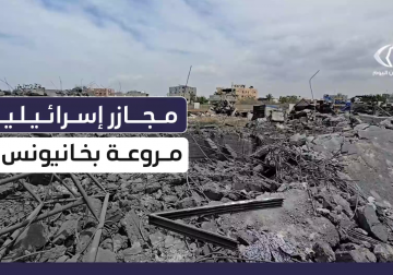 ارتقى أكثر من 60 شهيدًا فيها.. مراسل فلسطين اليوم إبراهيم إبراهيم يرصد التفاصيل المروعة للمجازر التي ارتكبها الاحتلال في مدينة خانيونس الليلة الماضية