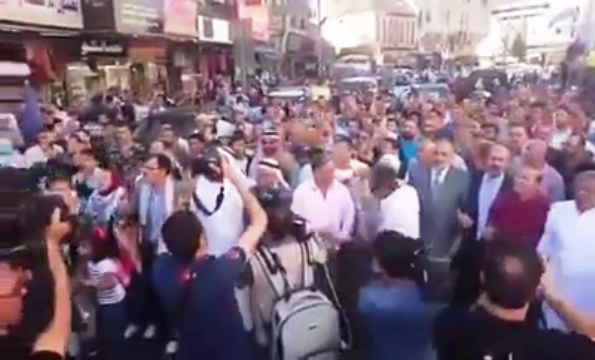 مسيرة حاشدة وسط عمان نصرة للمسجد الأقصى