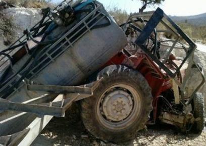 مصرع مواطن بانقلاب جرار زراعي في الخليل