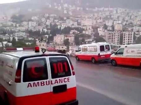 نابلس... إصابة 7 مواطنين جراء حادث سير