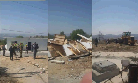 الاحتلال يهدم عدة منشآت في النبي صموئيل غرب القدس