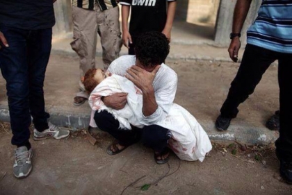 استشهاد 7 مواطنين من عائلة الخليلي في حي التفاح شرقي غزة