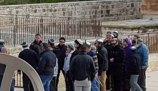 مستوطنون يواصلون اقتحام باحات الأقصى المبارك