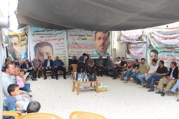 مهرجان تضامني مع الأسير الجنازرة في مخيم الفوار