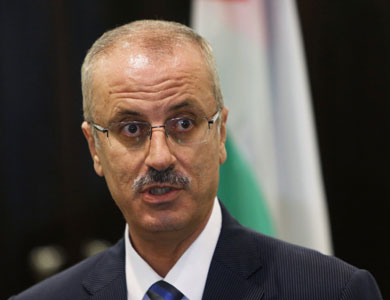 الحمدلله يطالب بمزيد من الدعم من الدول المانحة للحكومة الفلسطينية التوافقية