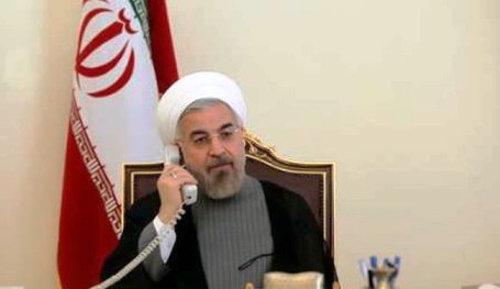 روحاني يدعو إردوغان لتمتين العلاقات بين طهران وانقرة في مكافحة الارهاب
