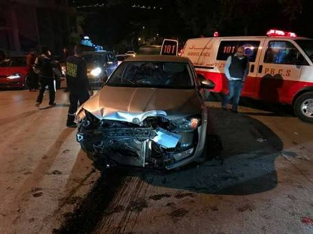 نابلس... 7 إصابات بحادث سير