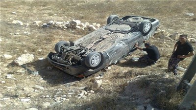 إصابة 4 مواطنين بحادث سير في جنين