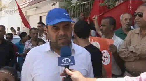 اعتصام تضامني مع الأسرى الفلسطينيين أمام مقر الأمم المتحدة بدمشق