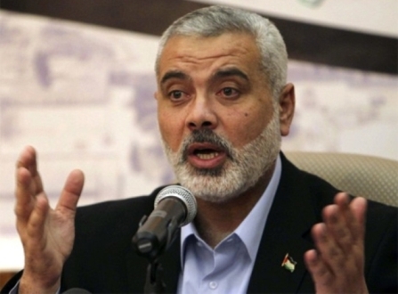 هنية ينفي إجراء أي مفاوضات لإقامة كيان في قطاع غزة