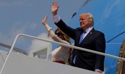 ترامب يصل إلى السعودية في أول جولة خارجية