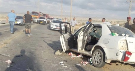 23 إصابة في حادث سير بالنقب المحتل