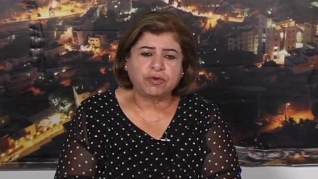 عبلة سعدات تنتقد أداء الصليب الأحمر