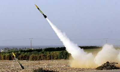 سقوط صاروخ في منطقة مفتوحة بأشكول صباح اليوم