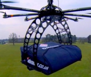 طائرة بدون طيار لتوصيل البيتزا في الهند 