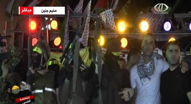 جنين.. المئات يحتشدون لاستقبال المحرر مجدي الصوص