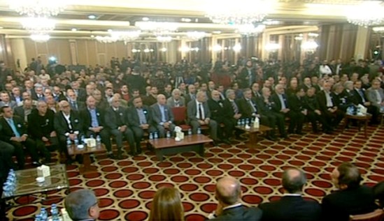 لقاء تضامني مع قناة المنار في العاصمة بيروت