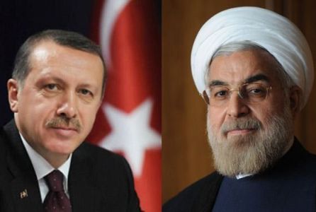 روحاني وأردوغان يبحثان سبل وقف العدوان على غزة