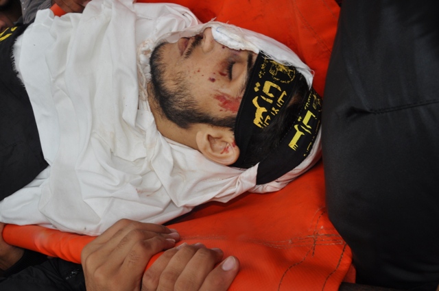 سرايا القدس تزف الشهيد أحمد المجايدة بقصف للاحتلال بخانيونس