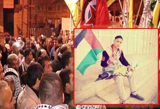 أهالي نابلس يشيعون جثمان الشهيد علاء الحشاش