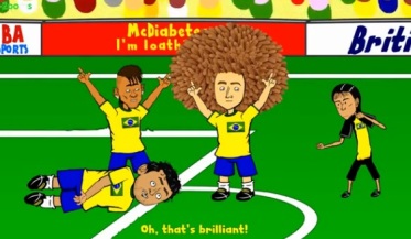   فيديو كارتوني مضحك .. يظهر كيف فازت البرازيل على كرواتيا؟ 