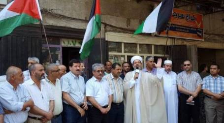 لبنان.. وقفة تضامنية مع شهداء المسجد الاقصى في مخيم البداوي