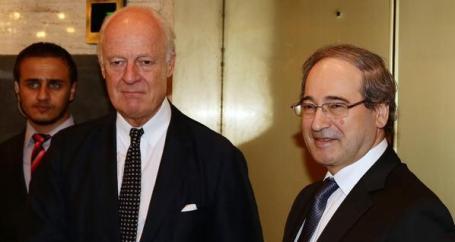 دي ميستورا يصل دمشق