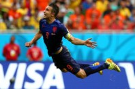 قفزة فان بيرسي على عملة تذكارية 