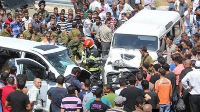 إصابة 7 من قوات الأمن الفلسطيني بحادث سير 