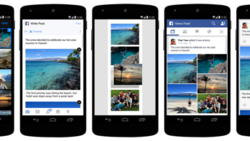 فيسبوك تُقدّم طريقة جديدة لرفع الصّور وترتيبها عبر تطبيقها للهواتف