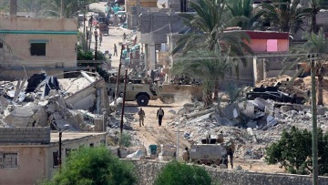 تدمير 313 منزلا في رفح المصرية